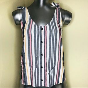 Striped tank top NWT